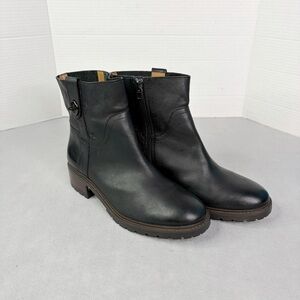 Coach Lug Sole Georgette Ankle Boots Calf Leather Streetwear Classic Iconic 8.5B